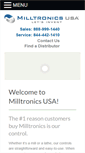 Mobile Screenshot of milltronics.com